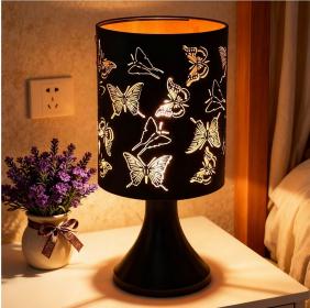 مصباح طاولة بتصميم زخرفي أنيق مثالي  لمصباح غرفة النوم 